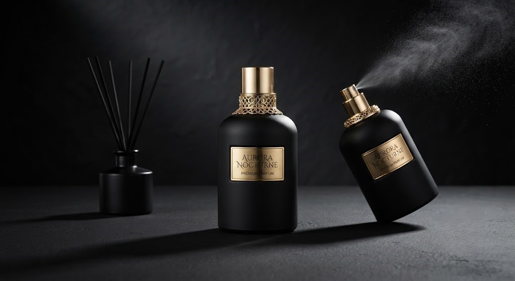Perfume Ad Render